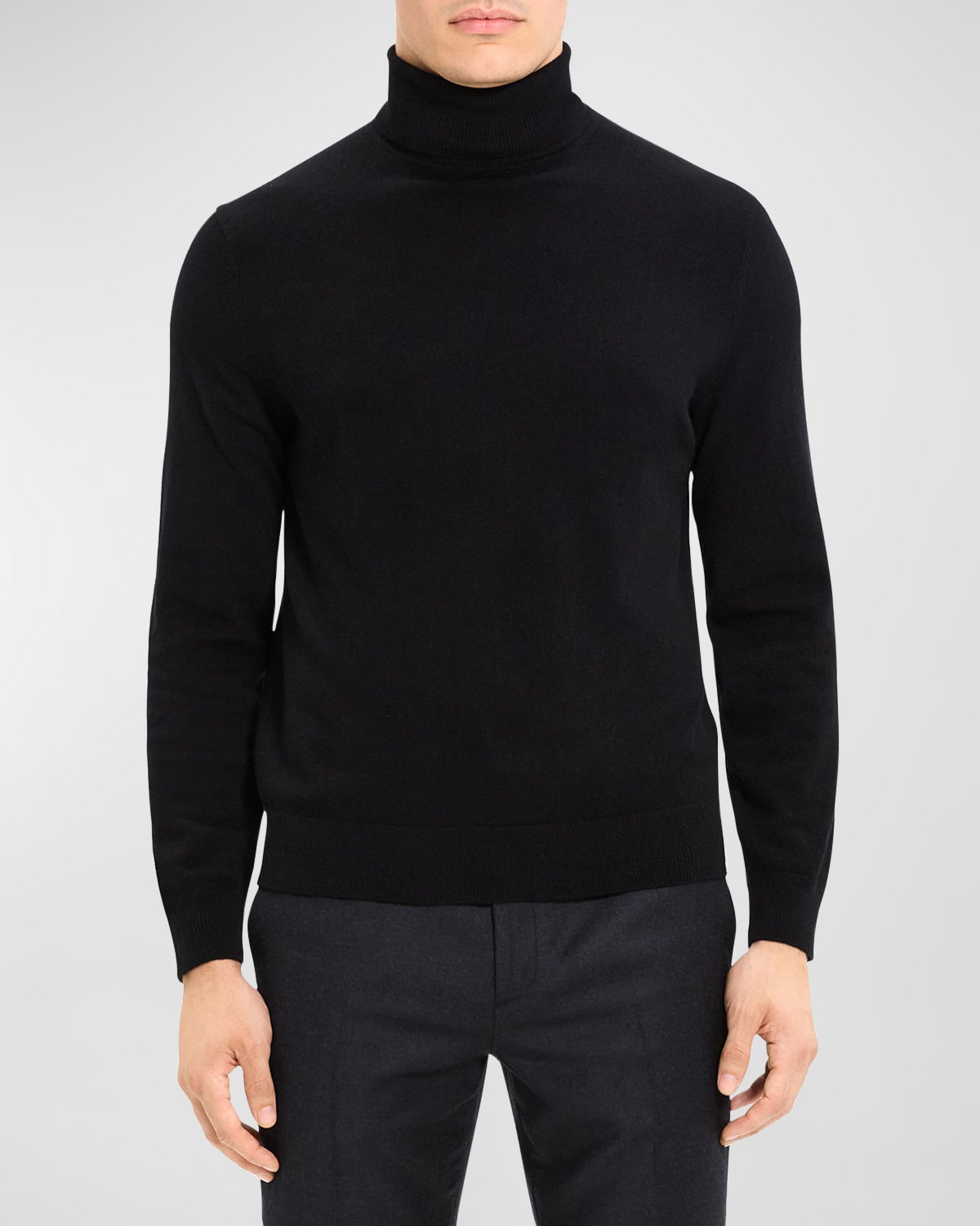 THEORY MEN'S HILLES TURTLENECK IN CASHMERE
