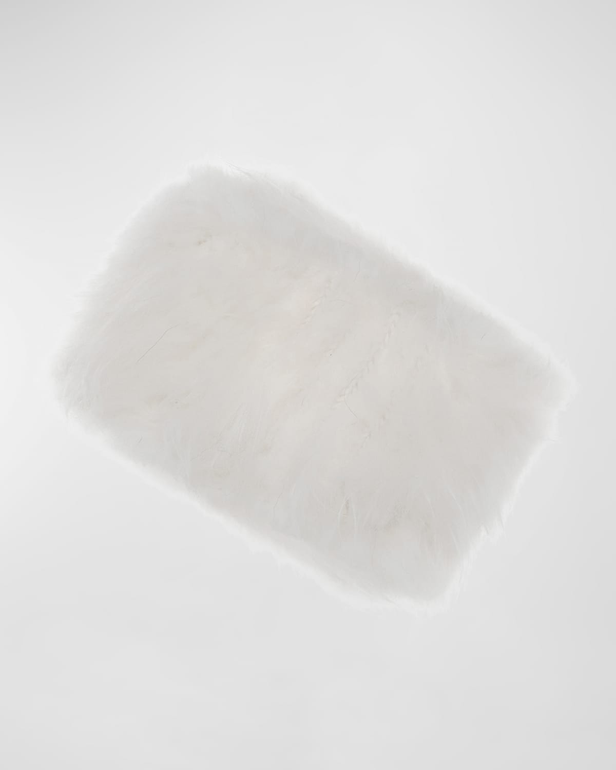 Gorski Knit Cashmere Goat Headband In White