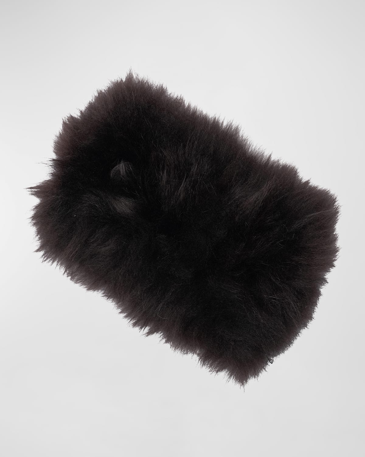 Gorski Knit Cashmere Goat Headband In Brown