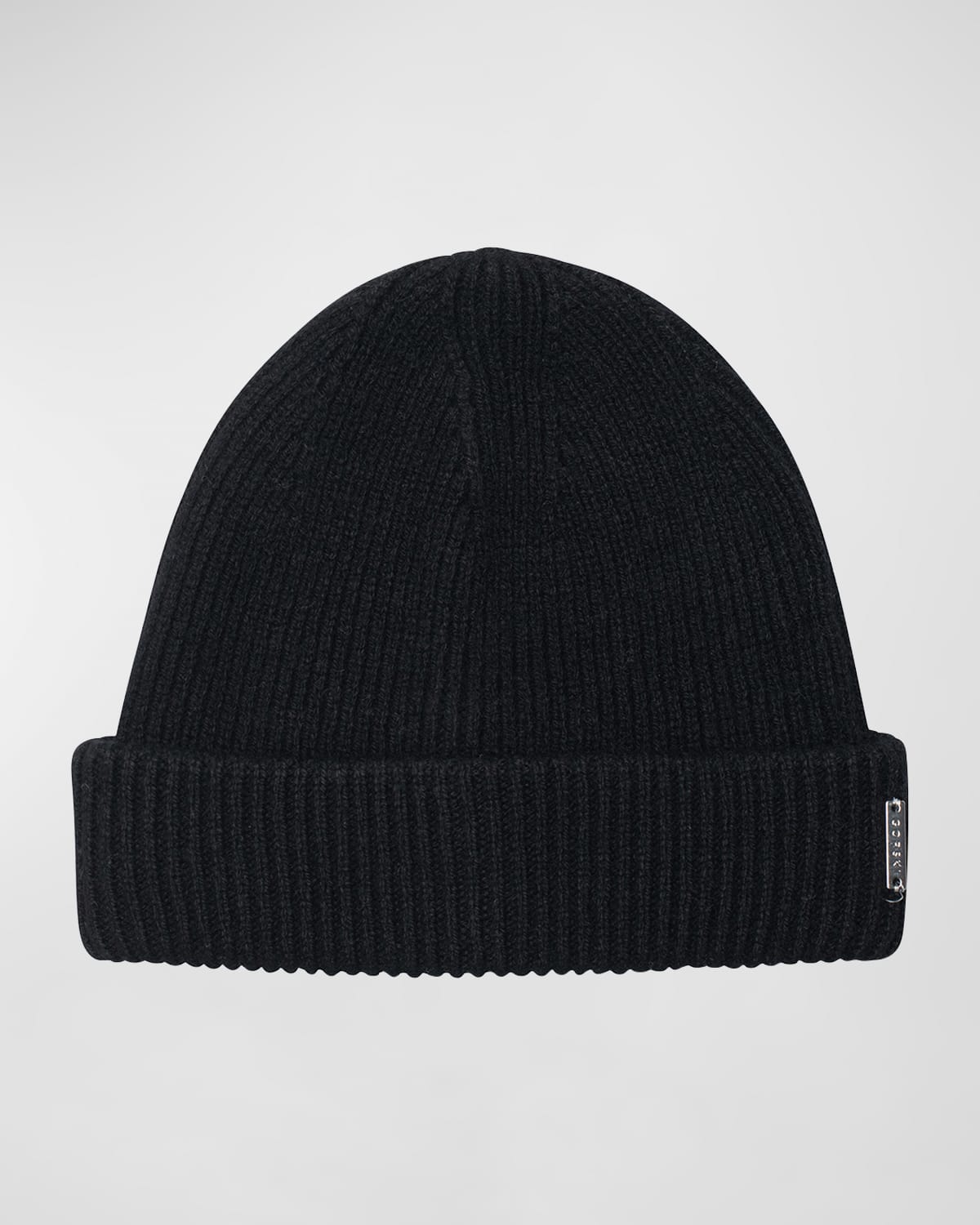 Wool Rib-Knit Beanie