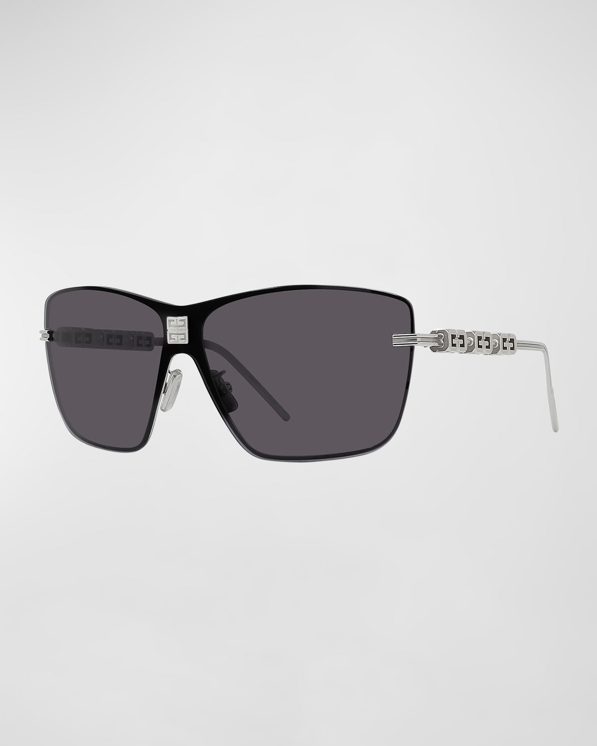 GIVENCHY 4G METAL ALLOY SHIELD SUNGLASSES