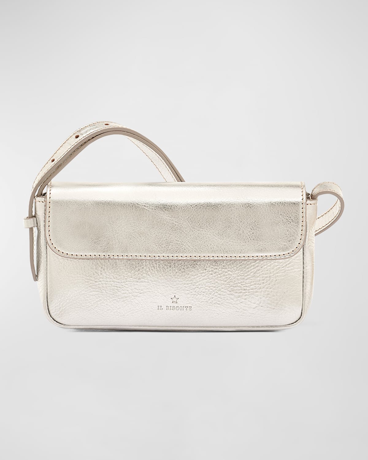 Studio Flap Metallic Crossbody Bag