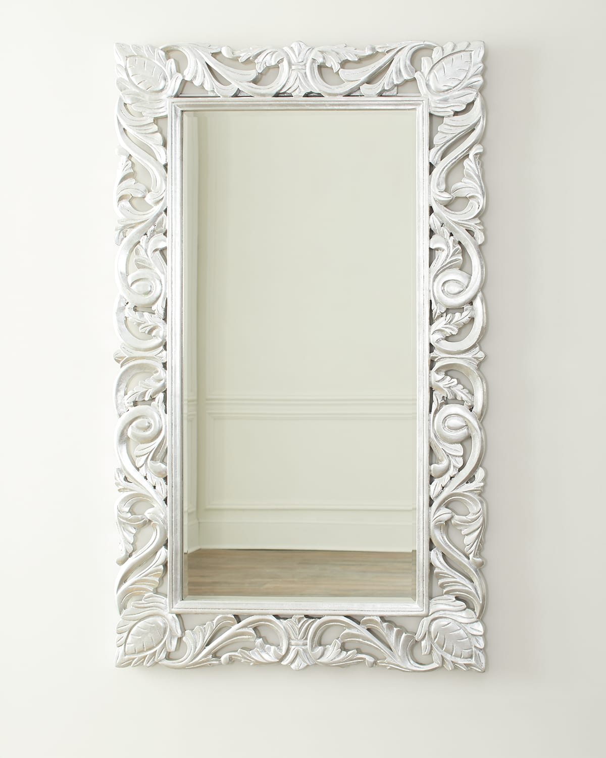 Neiman Marcus Filigree Mirror In Metallic