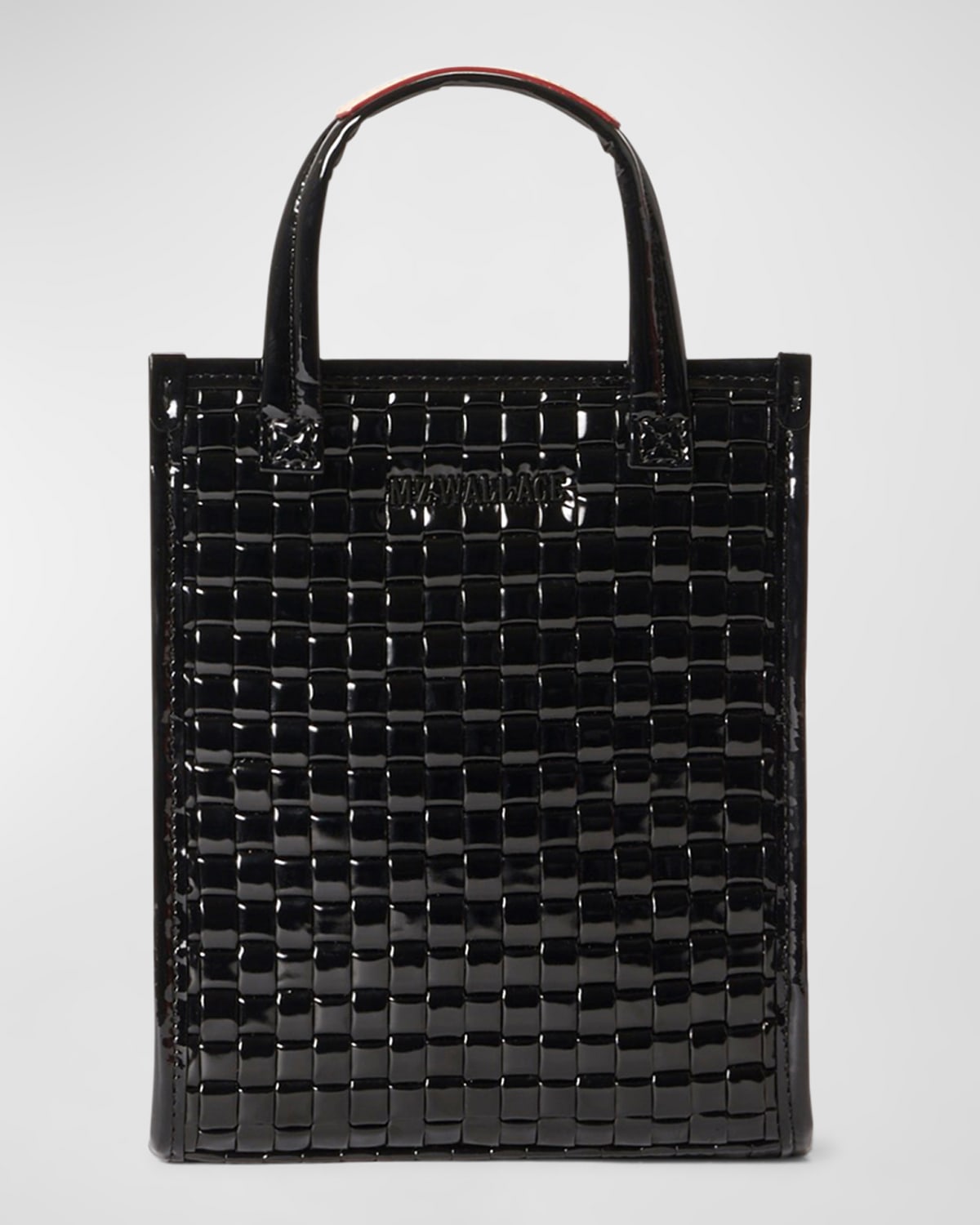 Mz wallace black patent tote store