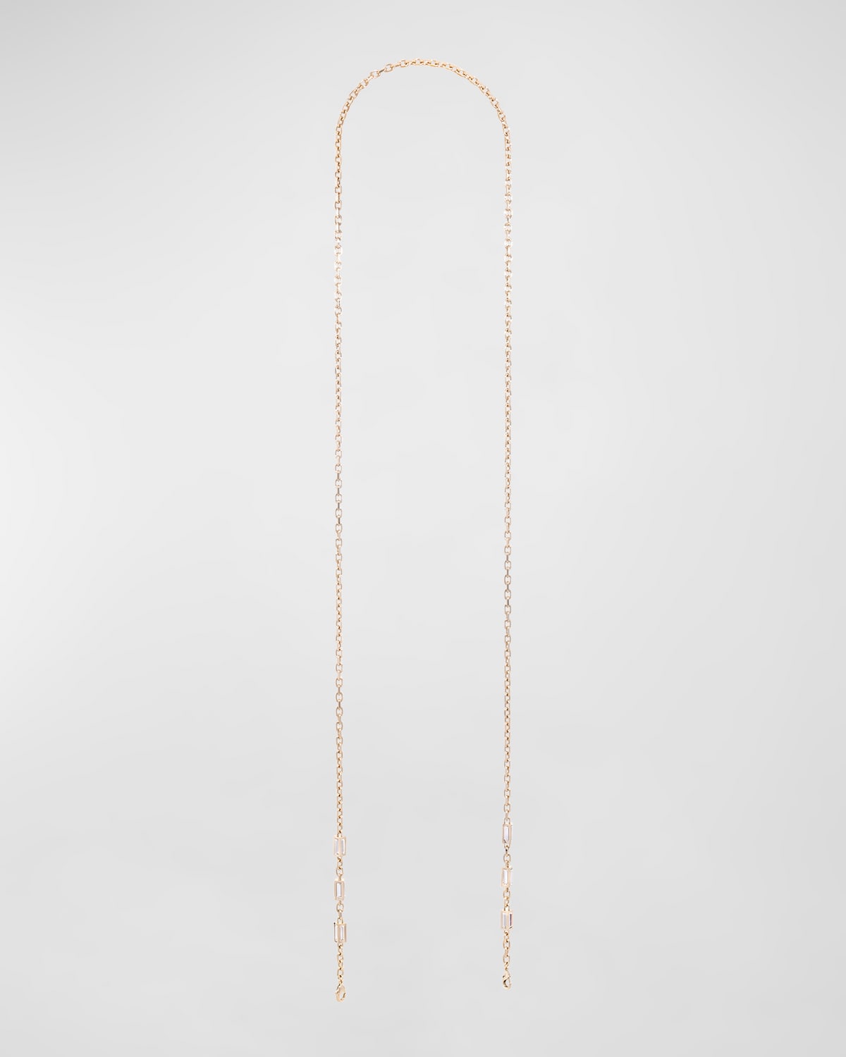 Judith Leiber Crystal Chain Crossbody Strap In Champagne
