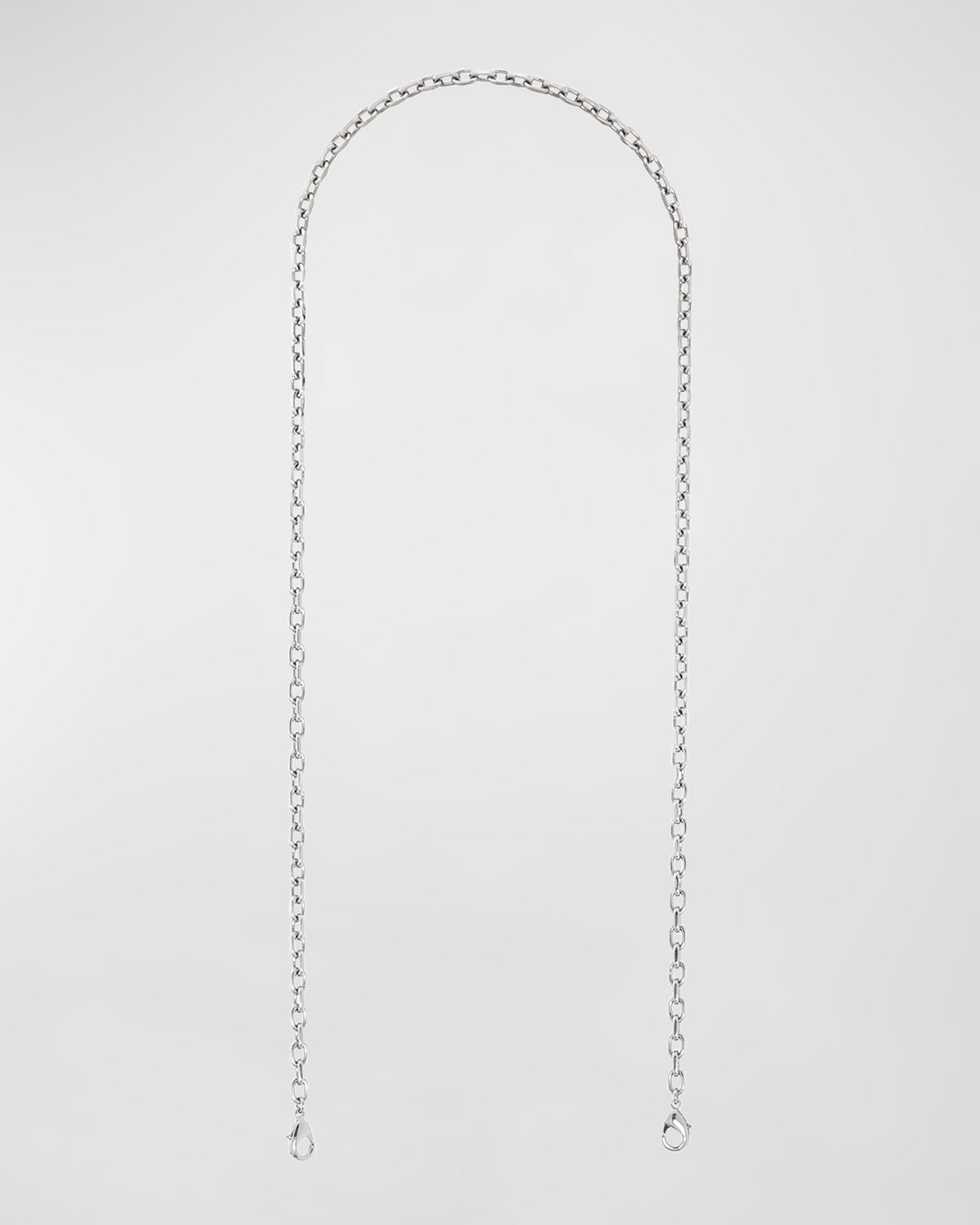 Judith Leiber Standard Short Chain Shoulder Strap In Silver