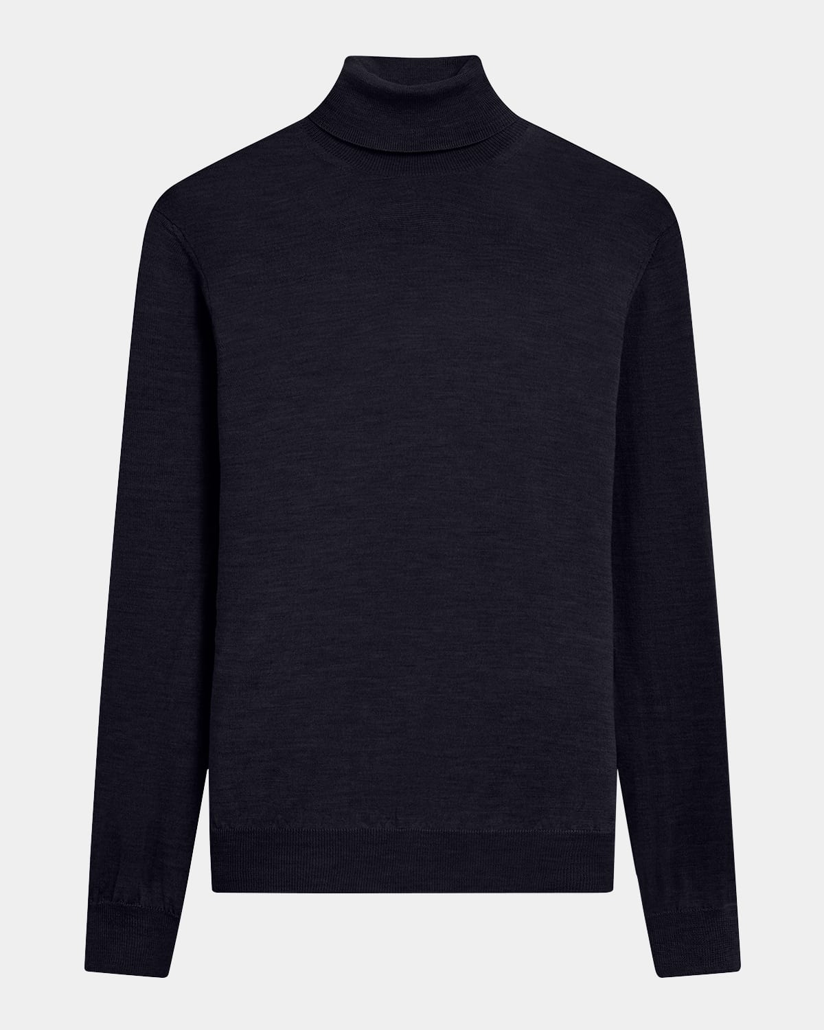 Bugatchi Men's Solid Wool Turtleneck In Navy