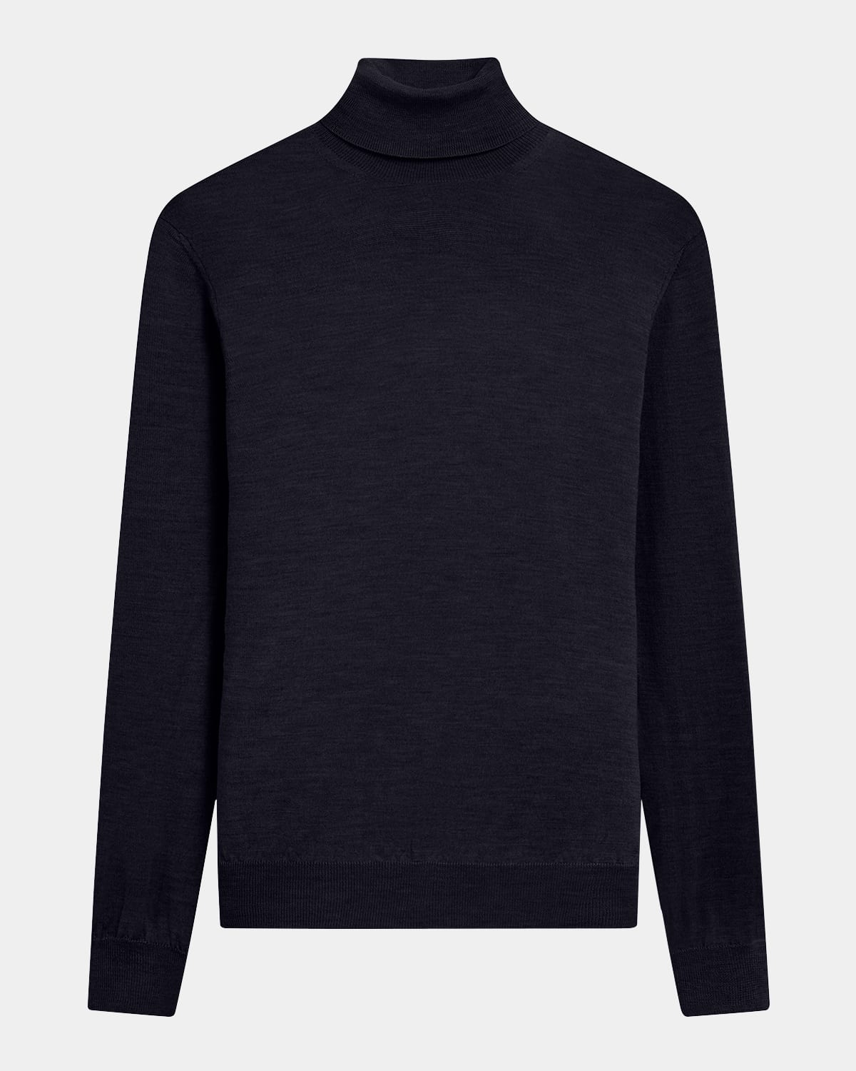 BUGATCHI MEN'S SOLID WOOL TURTLENECK