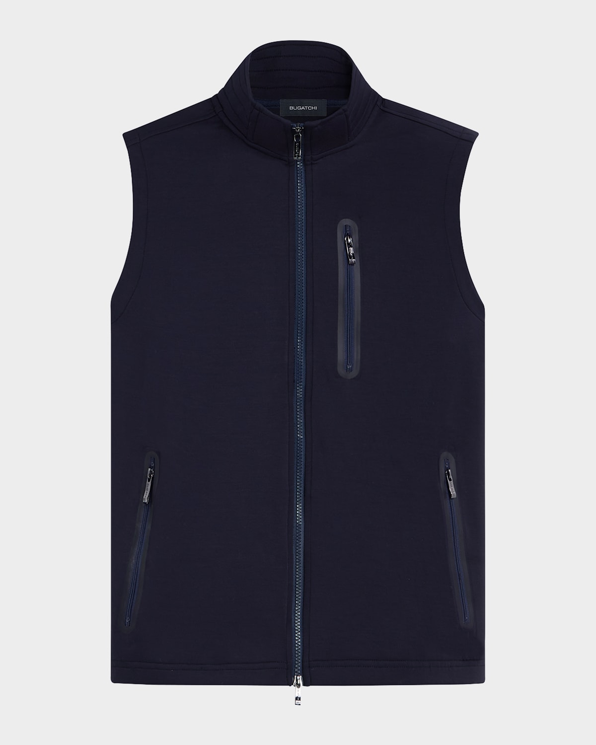 Bugatchi Performance Knit Vest In Navy