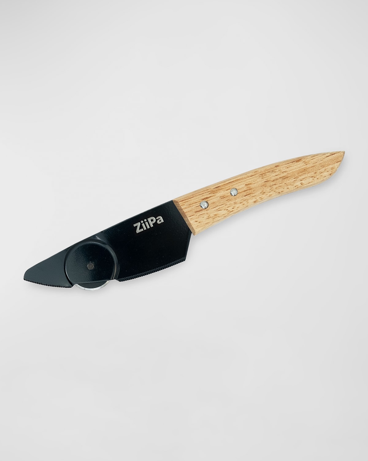 Ziipa Pizza Knife With Roller In Black
