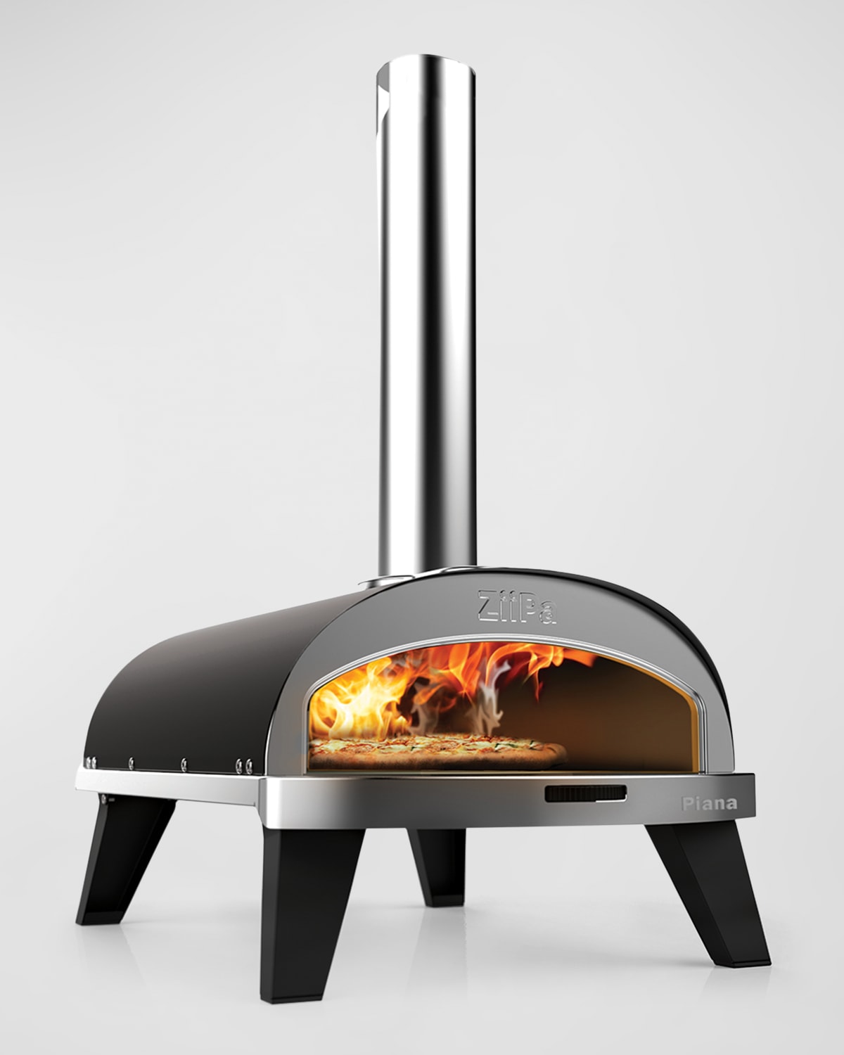 Ziipa Piana Pellet Pizza Oven In Gray