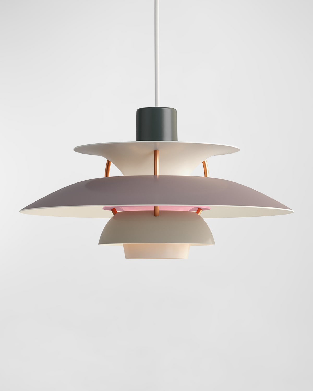 Shop Louis Poulsen Ph 5 Mini Pendant Light In Hues Of Grey