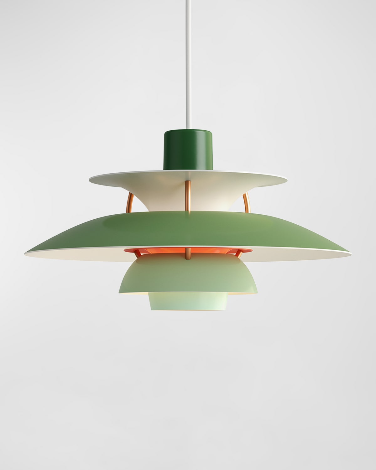 Shop Louis Poulsen Ph 5 Mini Pendant Light In Hues Of Green