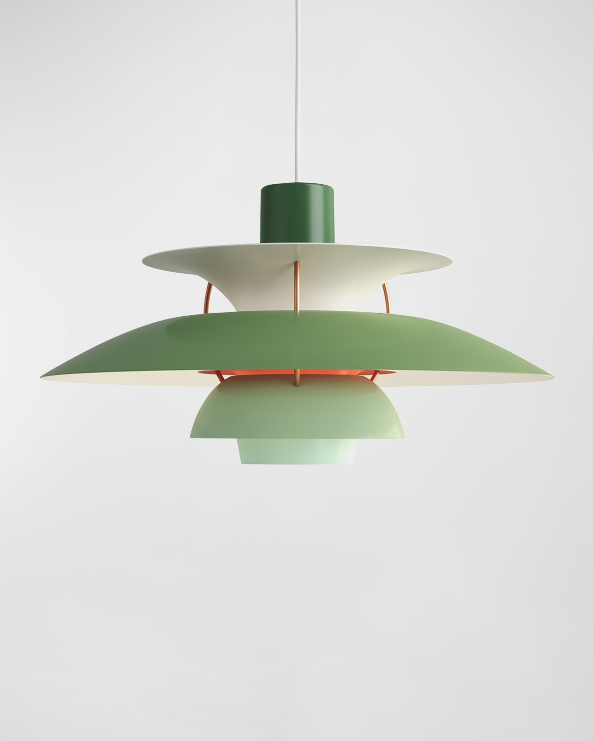 Louis Poulsen Ph 5 Mini Pendant Lamp In Hues Of Green