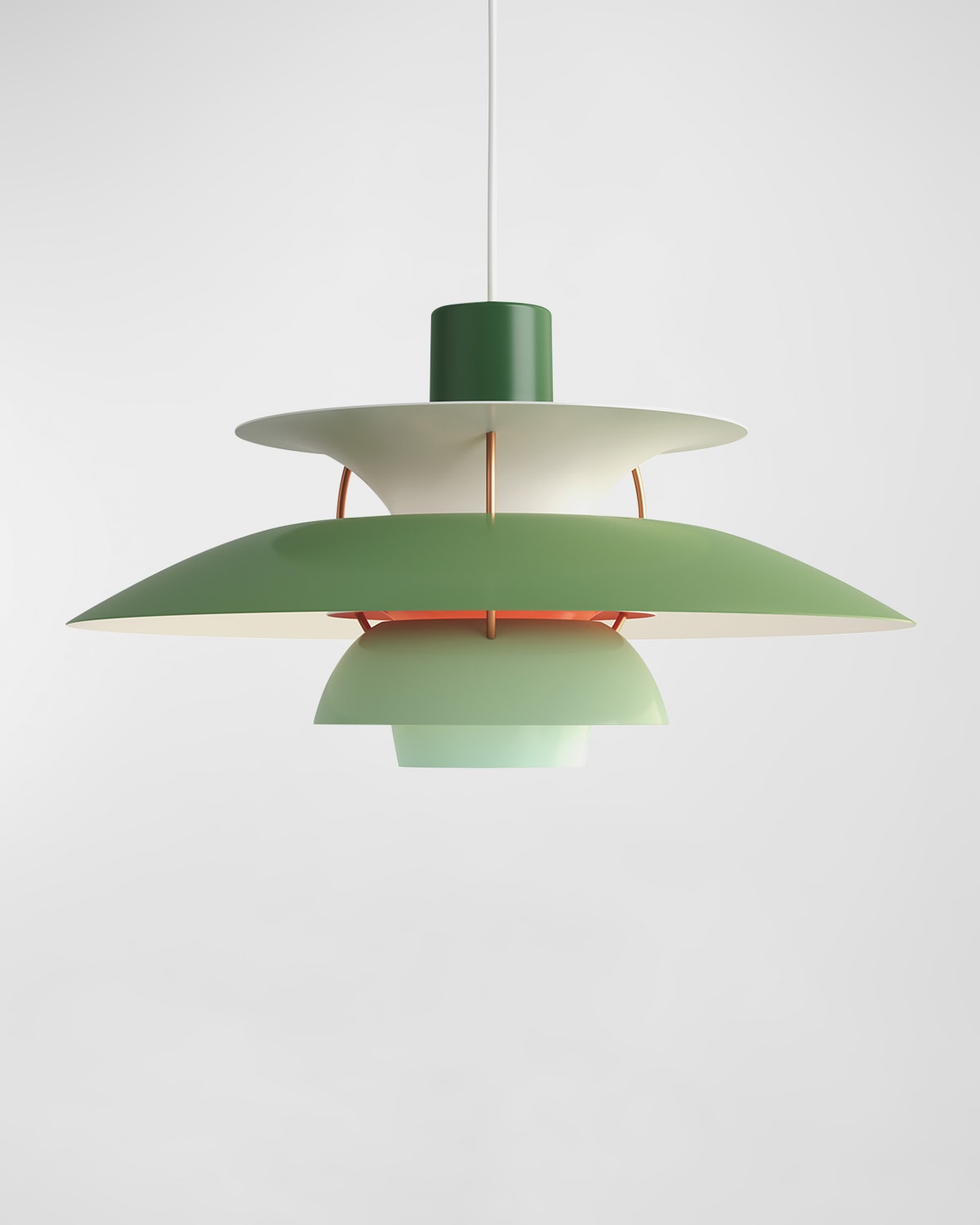 Louis Poulsen Ph 5 Pendant Light In Hues Of Green