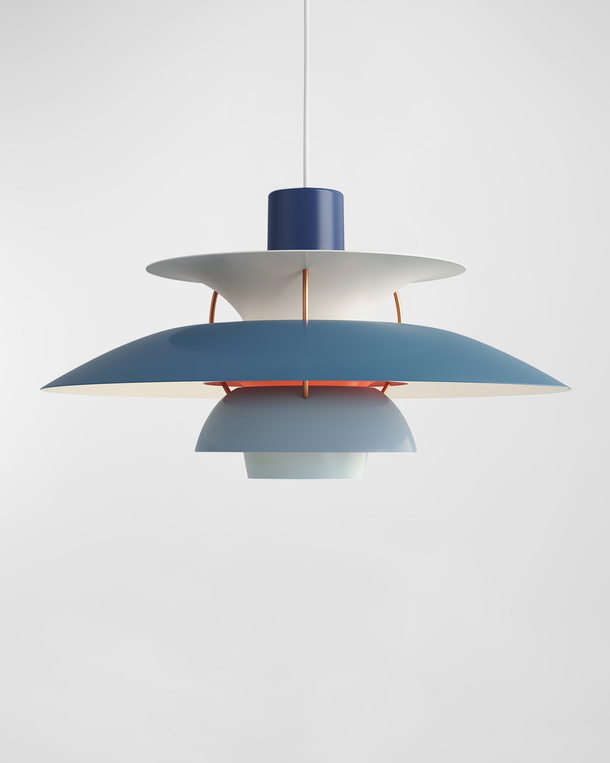 Louis Poulsen Ph 5 Pendant Light In Hues Of Blue