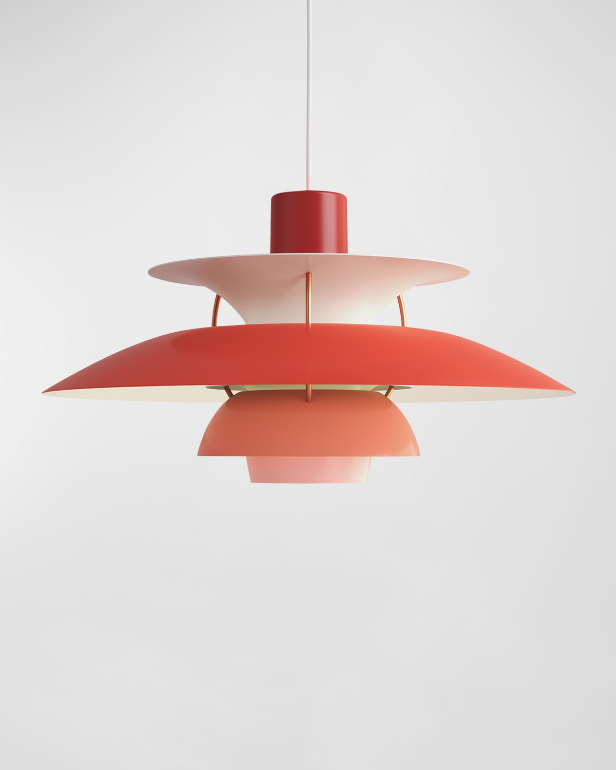 Louis Poulsen Ph 5 Pendant Light In Red