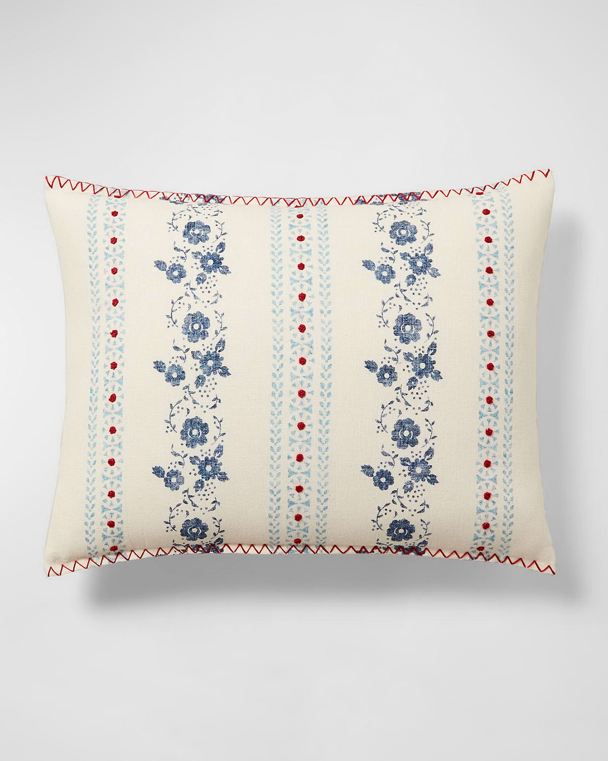 Shop Ralph Lauren Eveleigh Decorative Pillow, 15" X 20" In Blue