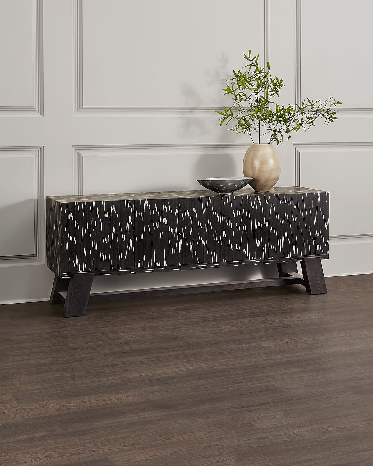 Bernhardt Trianon Entertainment Console In Black