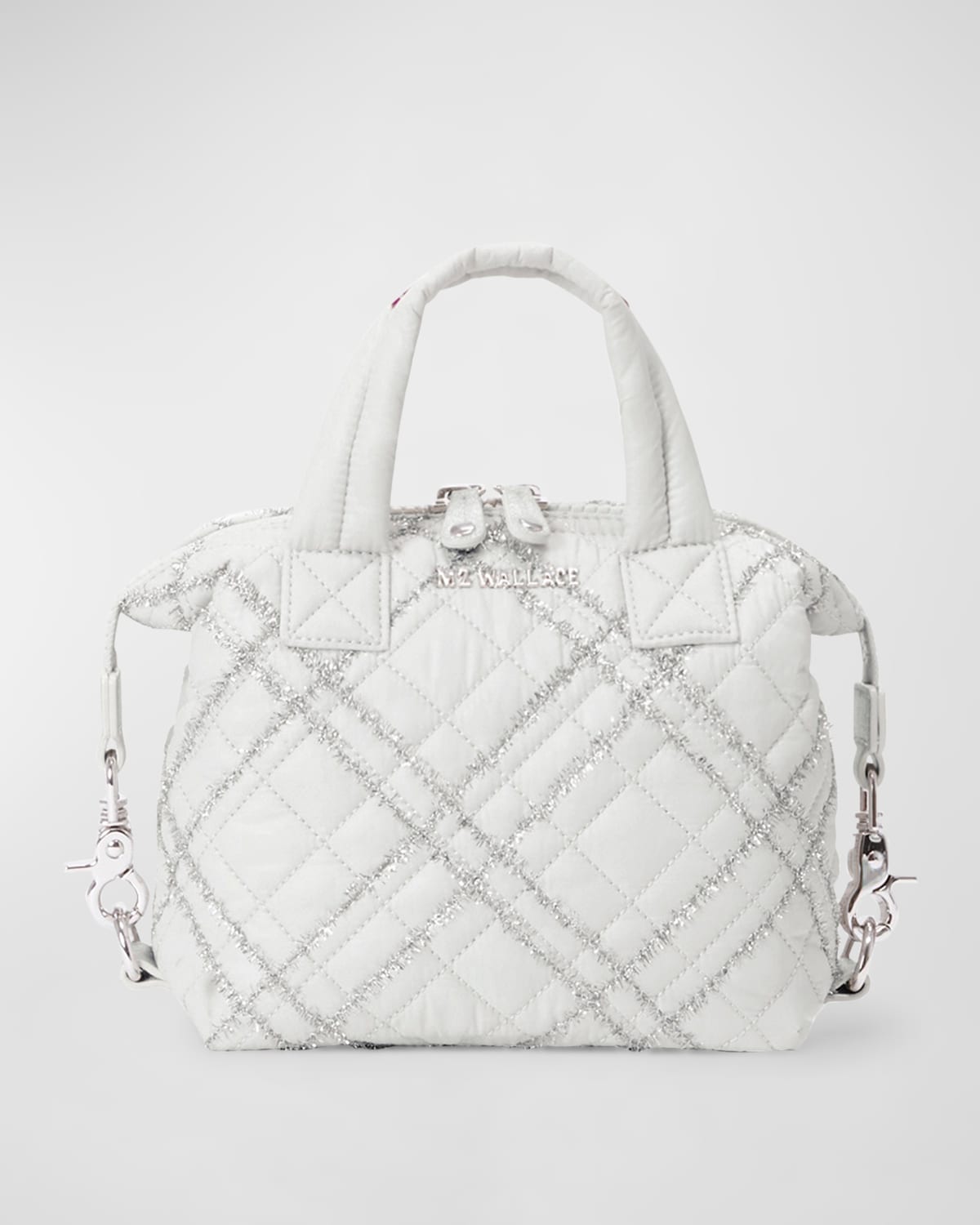 Sutton Micro Quilted Top-Handle Bag