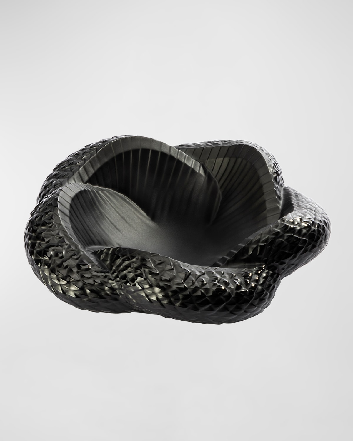 Shop Lalique Serpent Bowl, Black