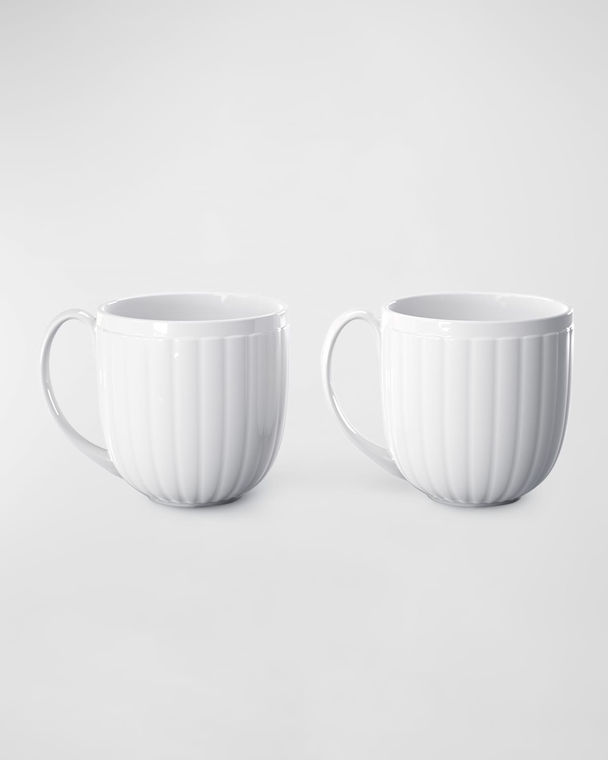 Georg Jensen Bernadotte 2-piece Porcelain Cups Set In White
