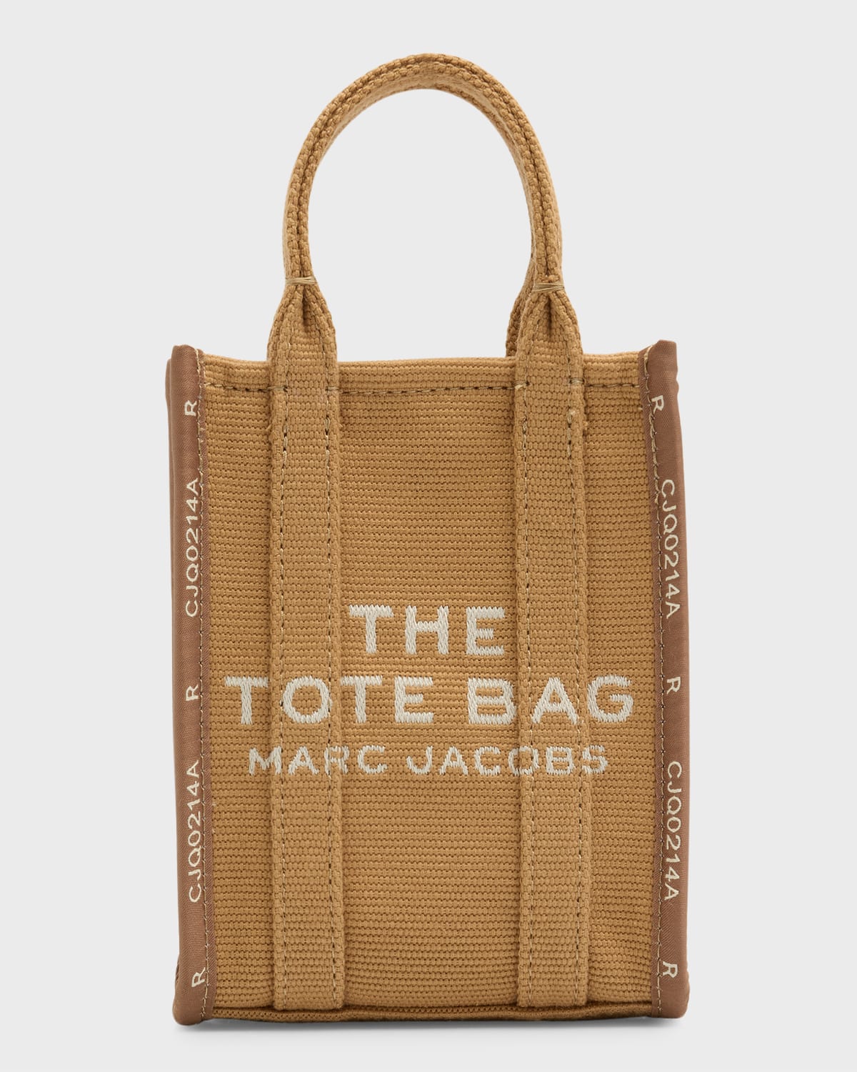 Marc Jacobs The Jacquard Phone Tote Bag In Camel