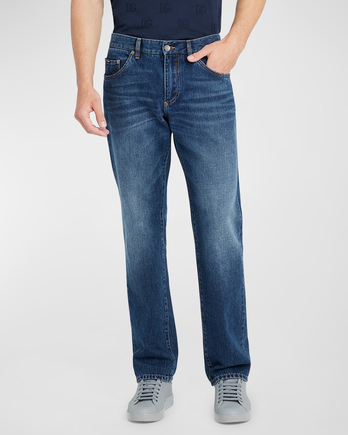 Men's Classic Straight-Leg Jeans