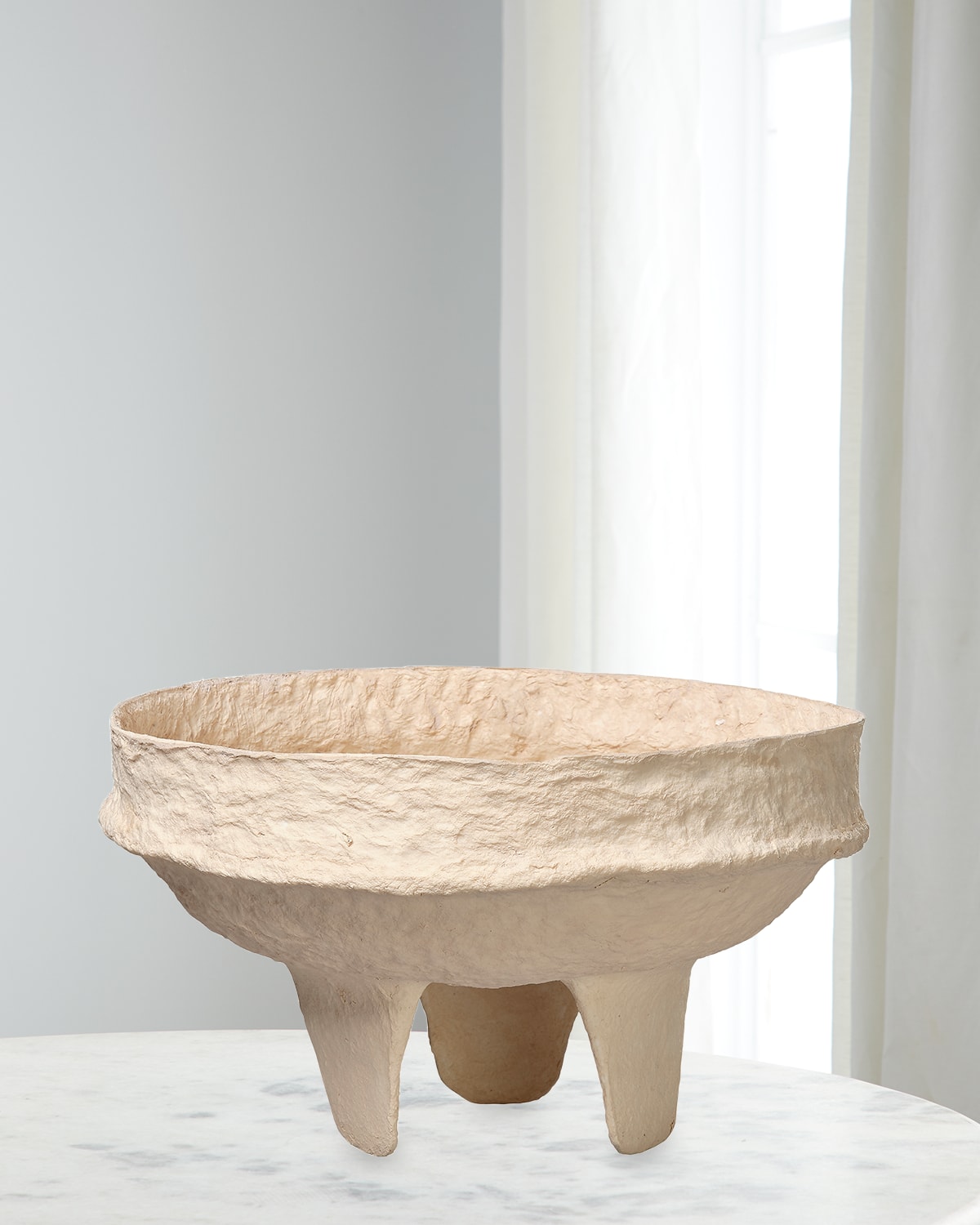 Shop Jamie Young Field Low Bowl In Cream