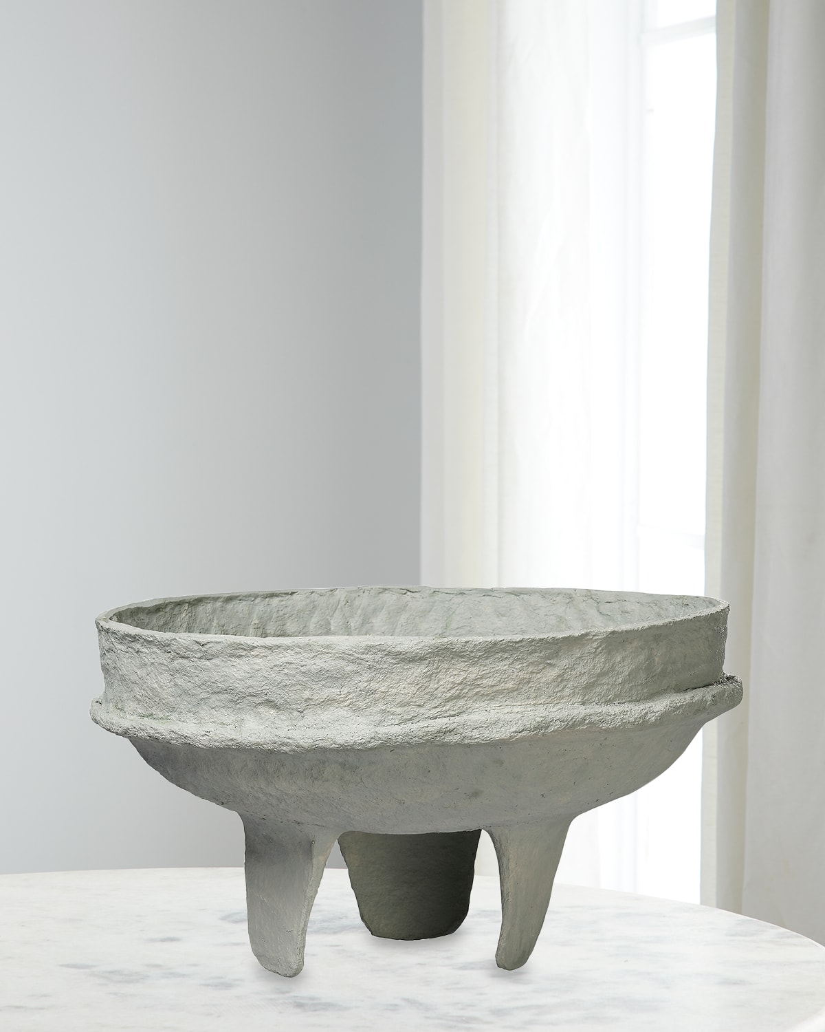 Jamie Young Field Low Bowl In Gray