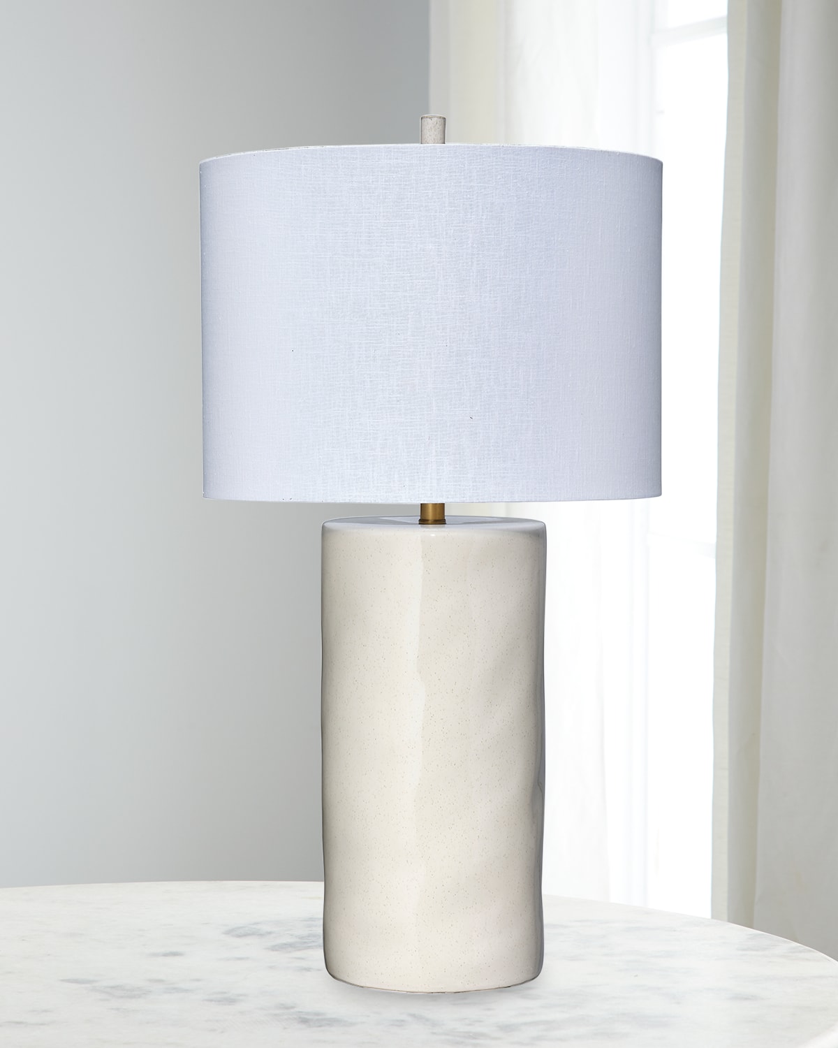 Shop Jamie Young Undertow Table Lamp In Cream