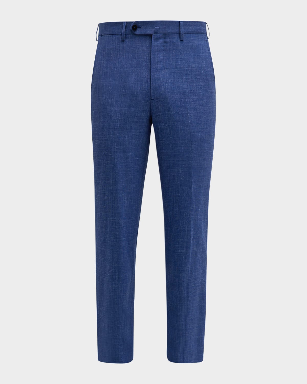 Men's Cropped Linen-Blend Pants