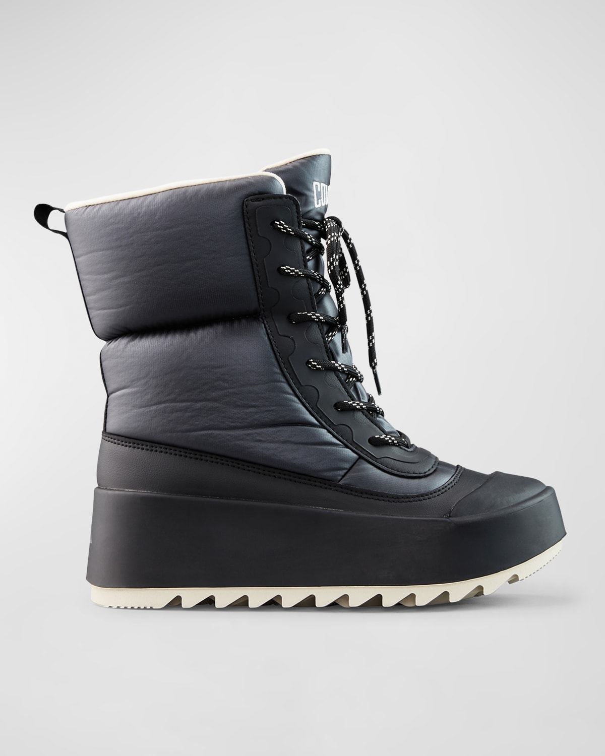 Meridian Nylon Lace-Up Snow Boots