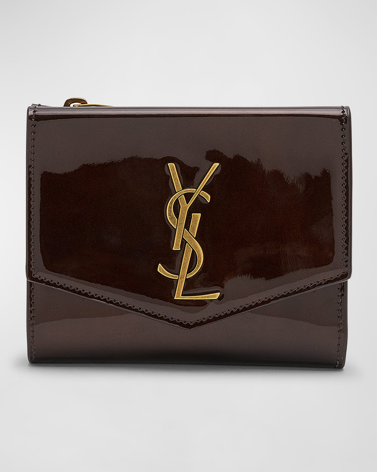 Ysl patent leather wallet online