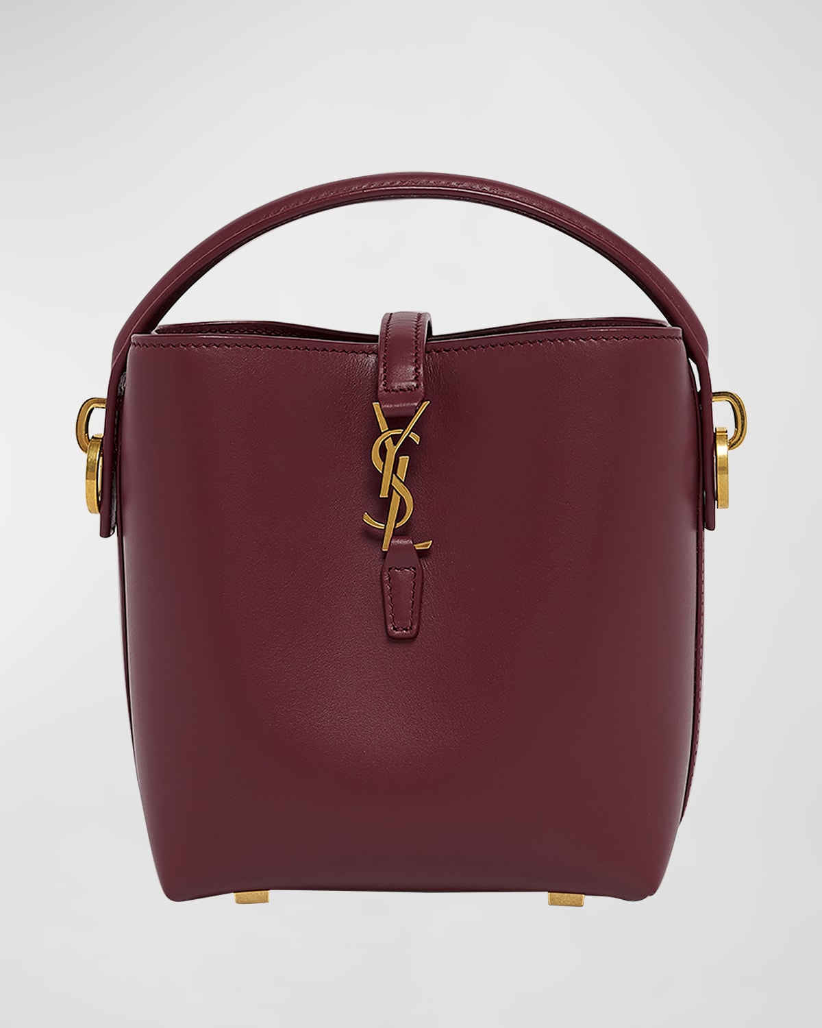 Le 37 Mini YSL Bucket Bag in Smooth Leather