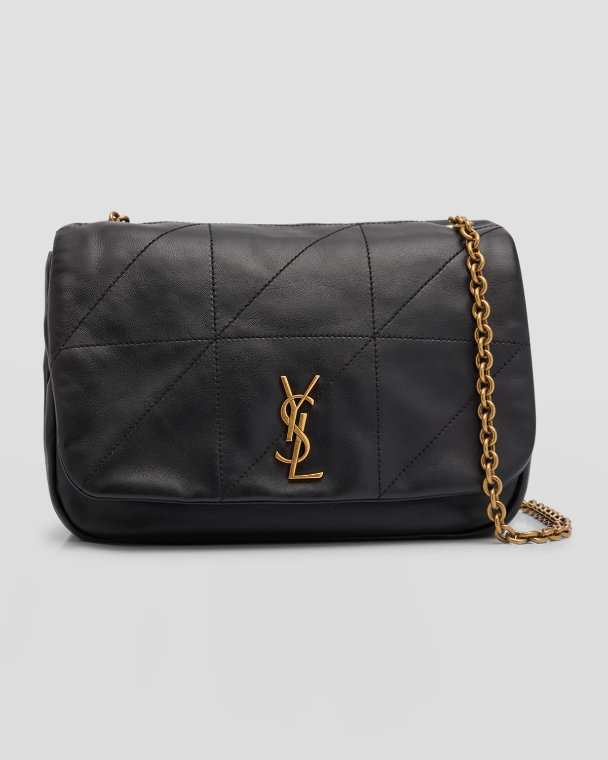 SAINT LAURENT JAMIE 4.3 SMALL YSL SHOULDER BAG IN QUILTED SMOOTH LEATHER 