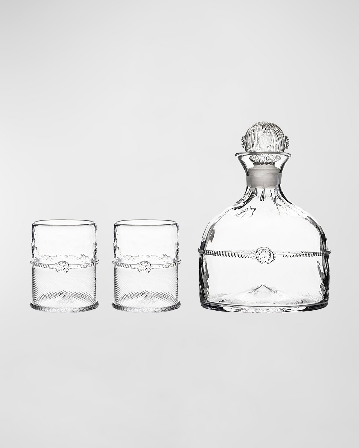 Juliska Graham Decanter & Double Old-Fashioned 3-Piece Collection