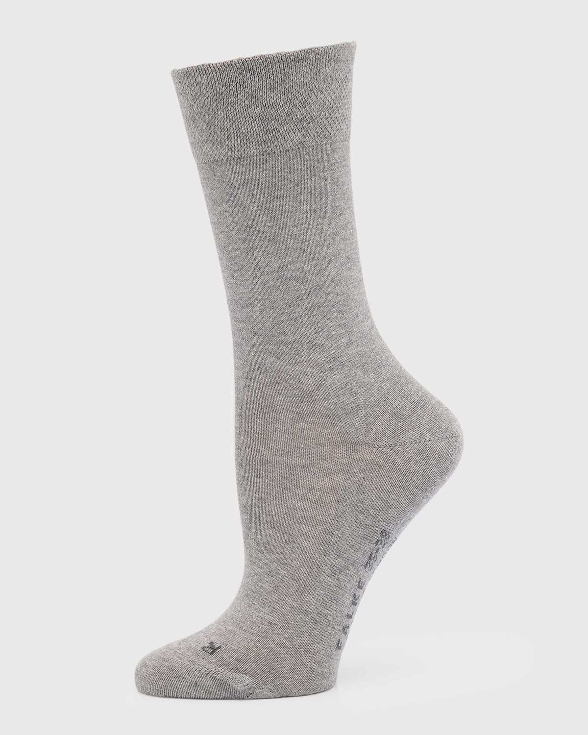 Falke Sensitive London Crew Socks In Light Grey