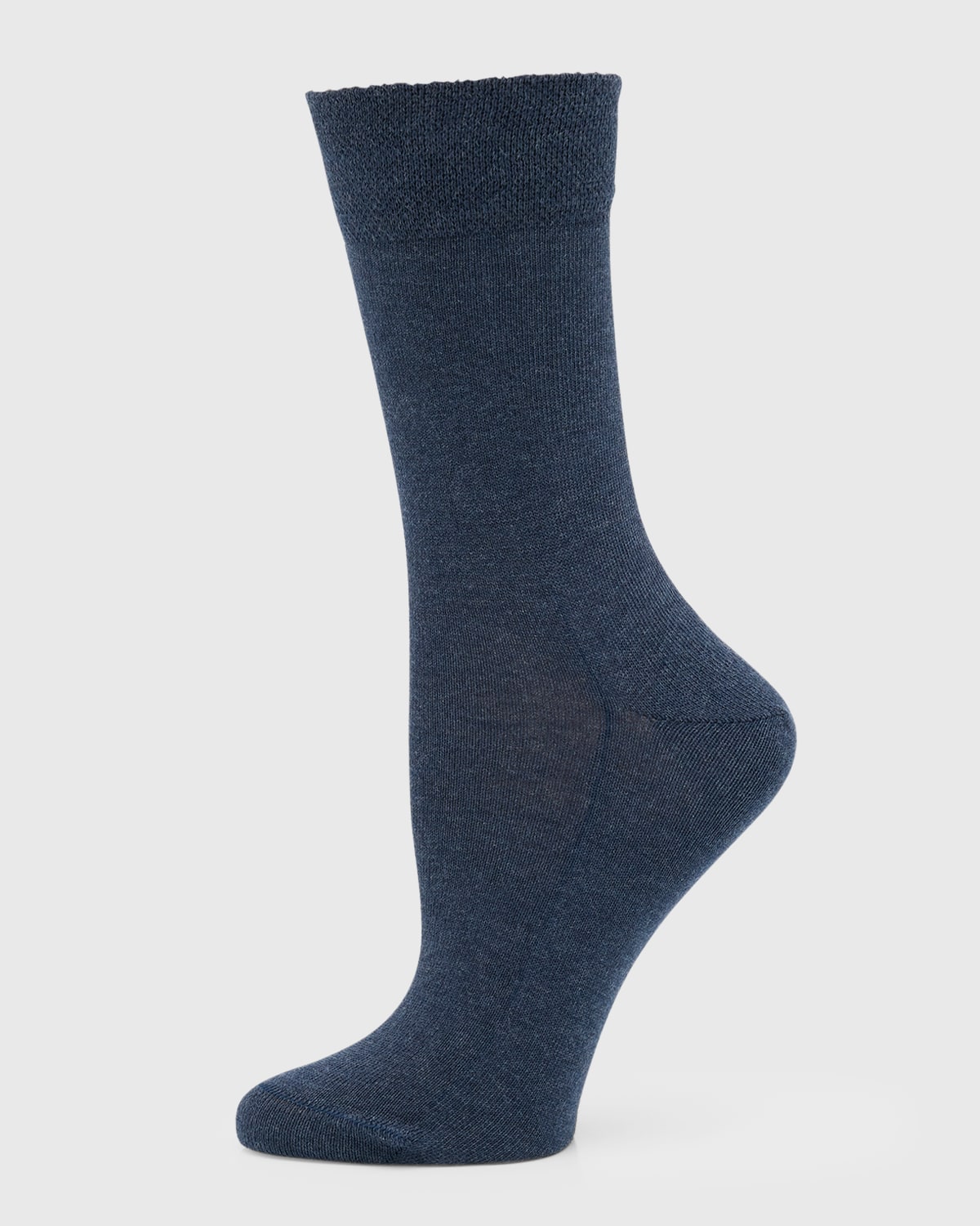 Falke Sensitive London Crew Socks In Navy Blue