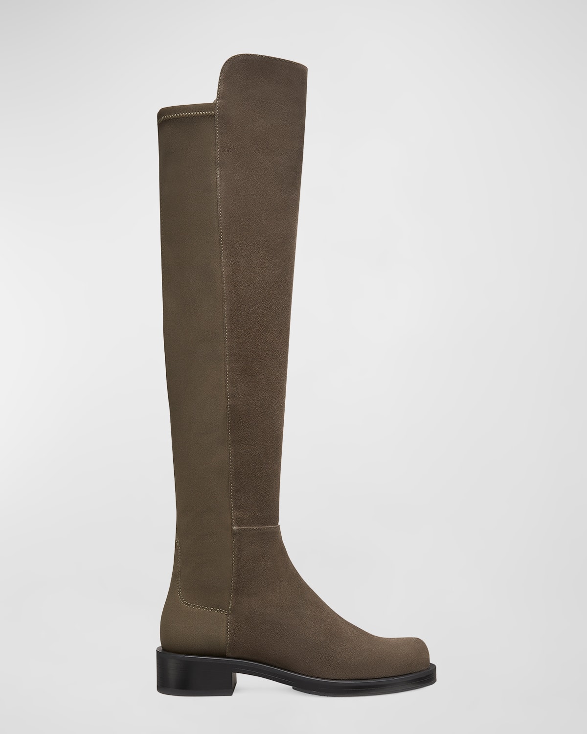 Stuart Weitzman 5050 Suede Over-the-knee Boots In Charcoal