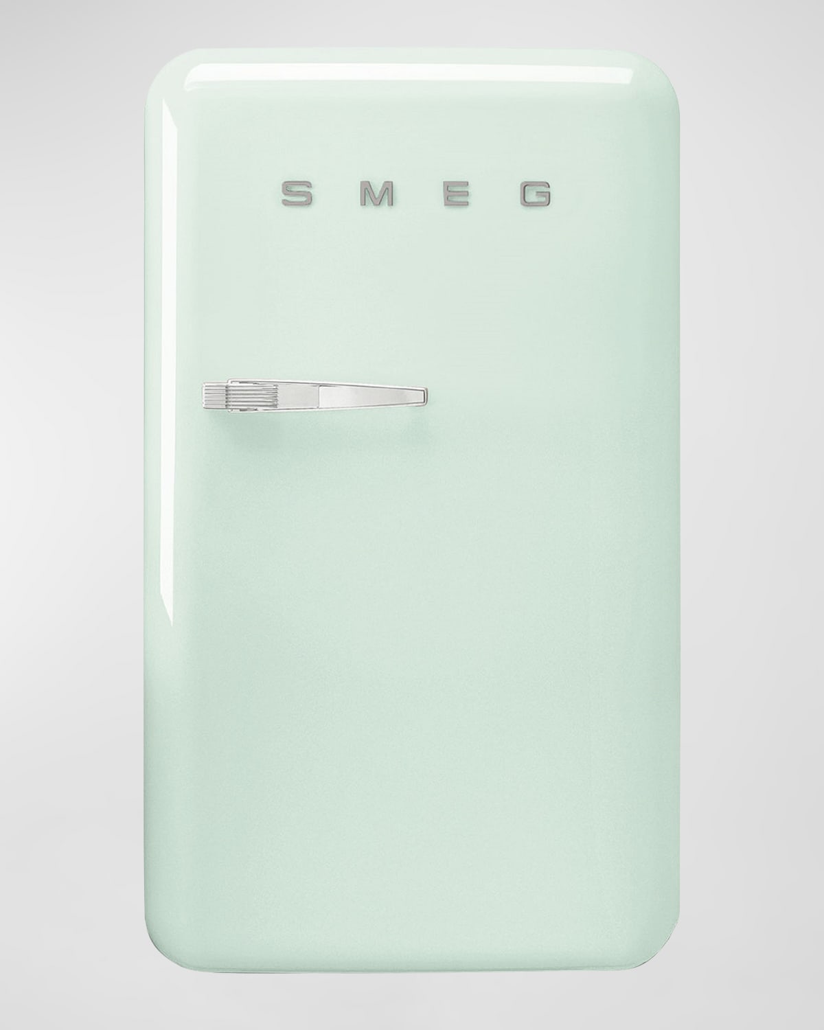 Shop Smeg Fab10 Retro-style Mini Fridge, Right Hinge In Pastel Green