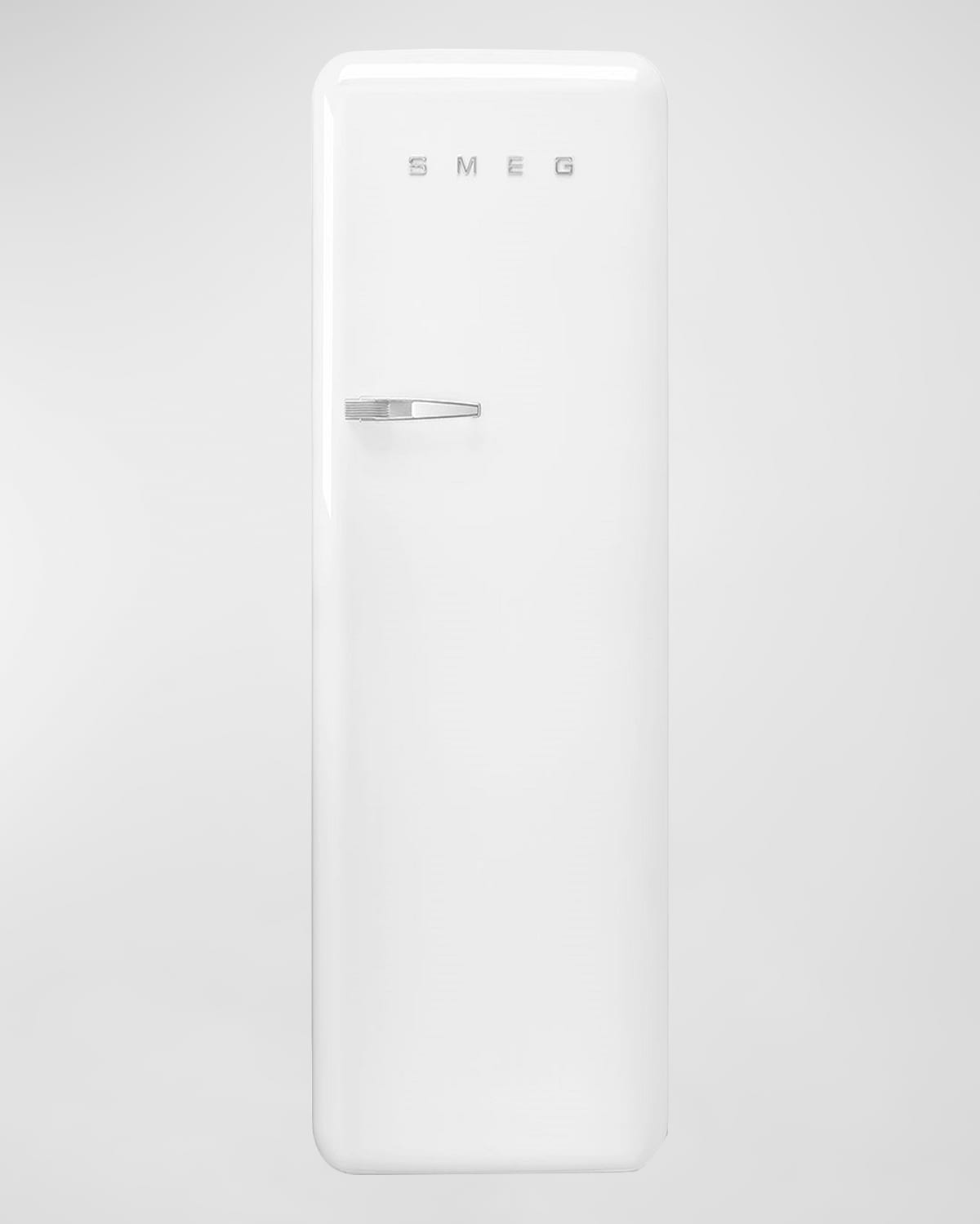 Shop Smeg Fab28 Retro-style Refrigerator With Internal Freezer, Right Hinge In White