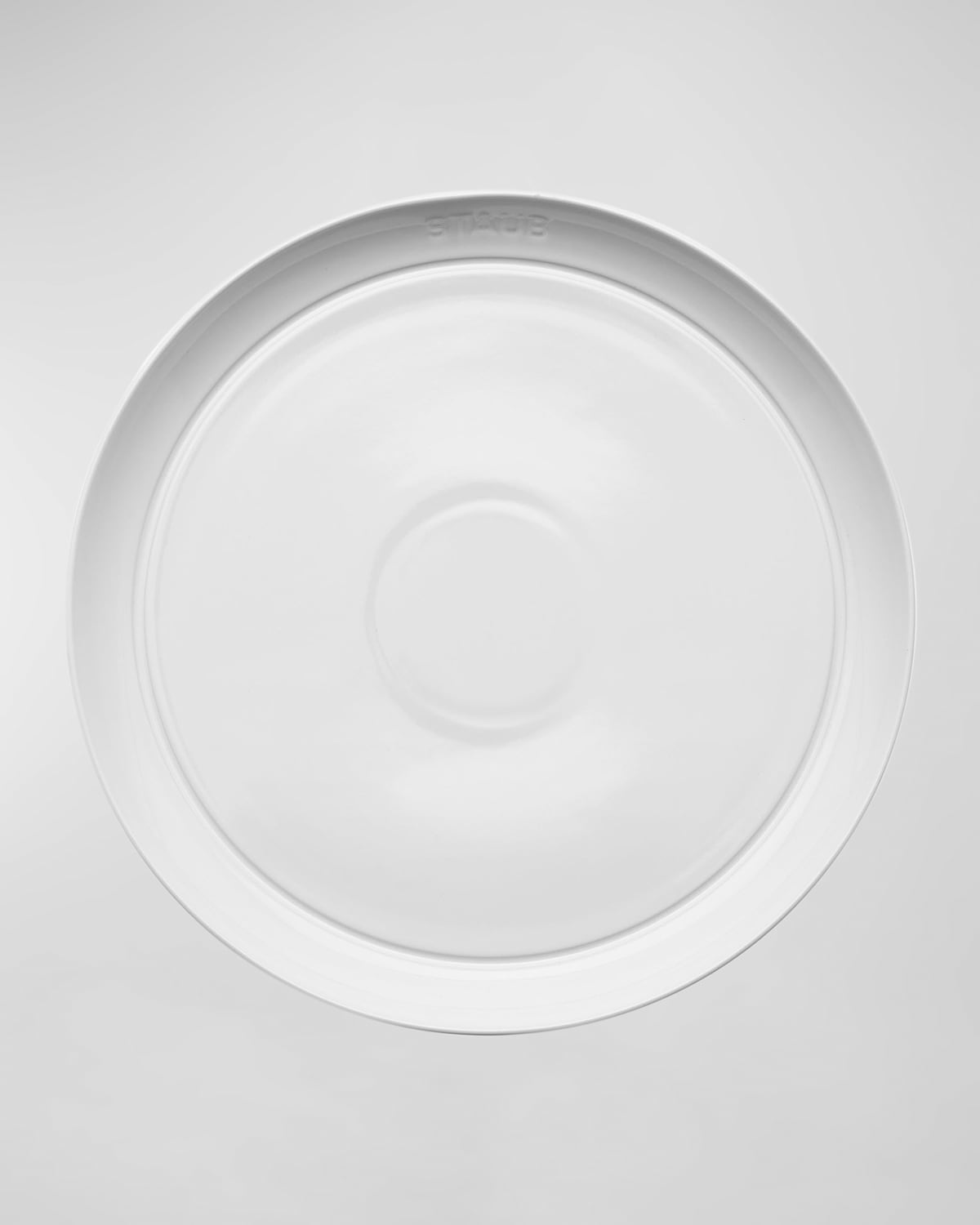 Shop Staub Ceramic Dinner Plates, Set Of 4 In White
