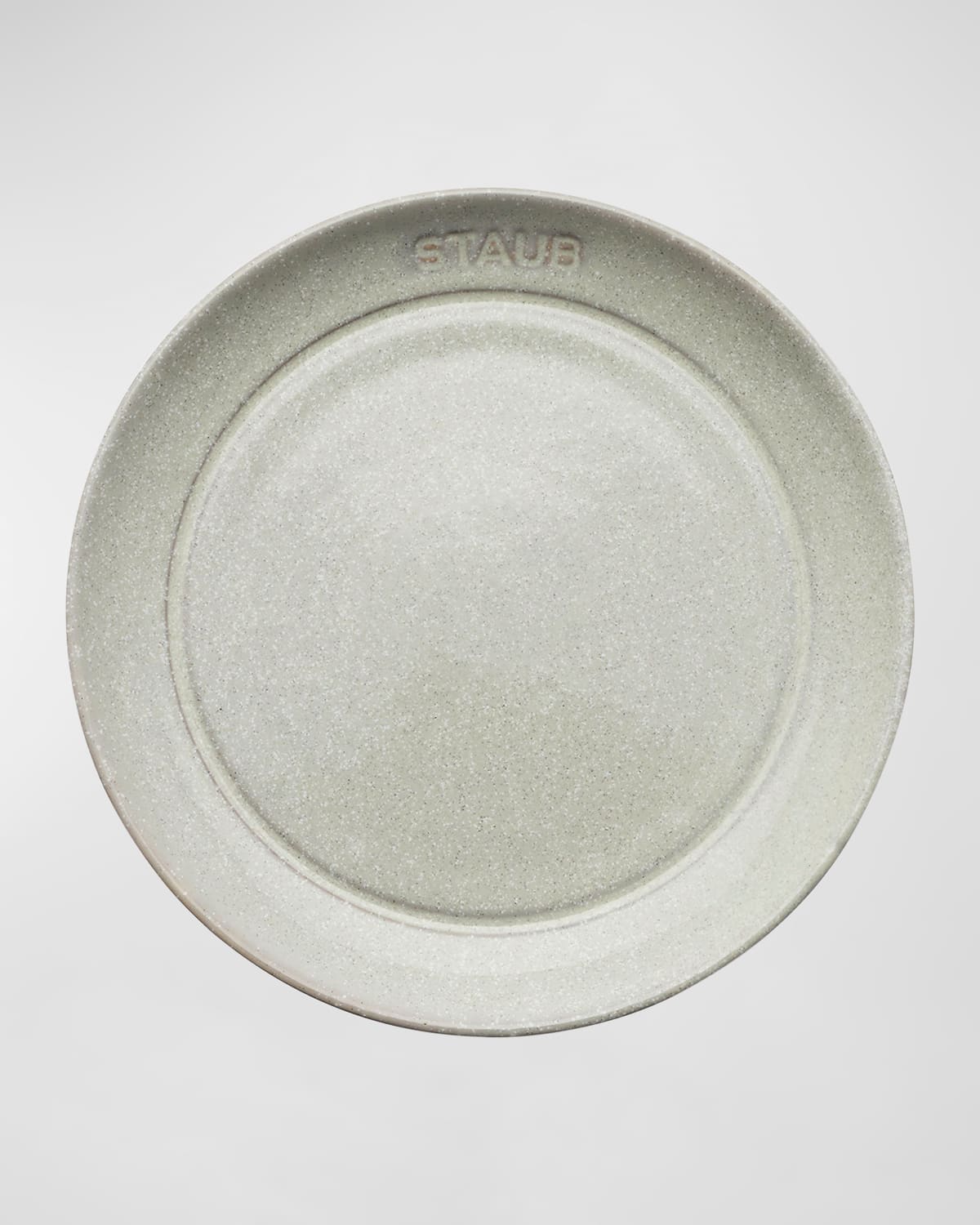 Shop Staub Ceramic Appetizer Plates, Set Of 4 In White Truffle