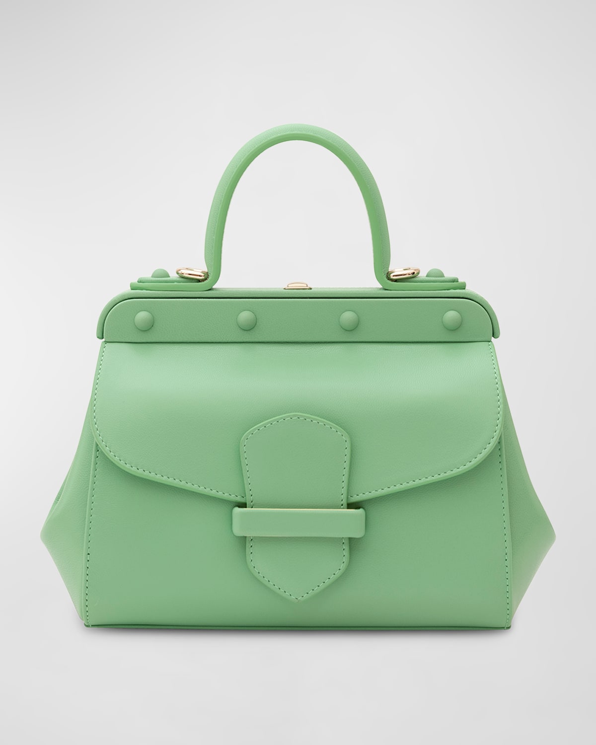 Margherita Small Leather Top-Handle Bag