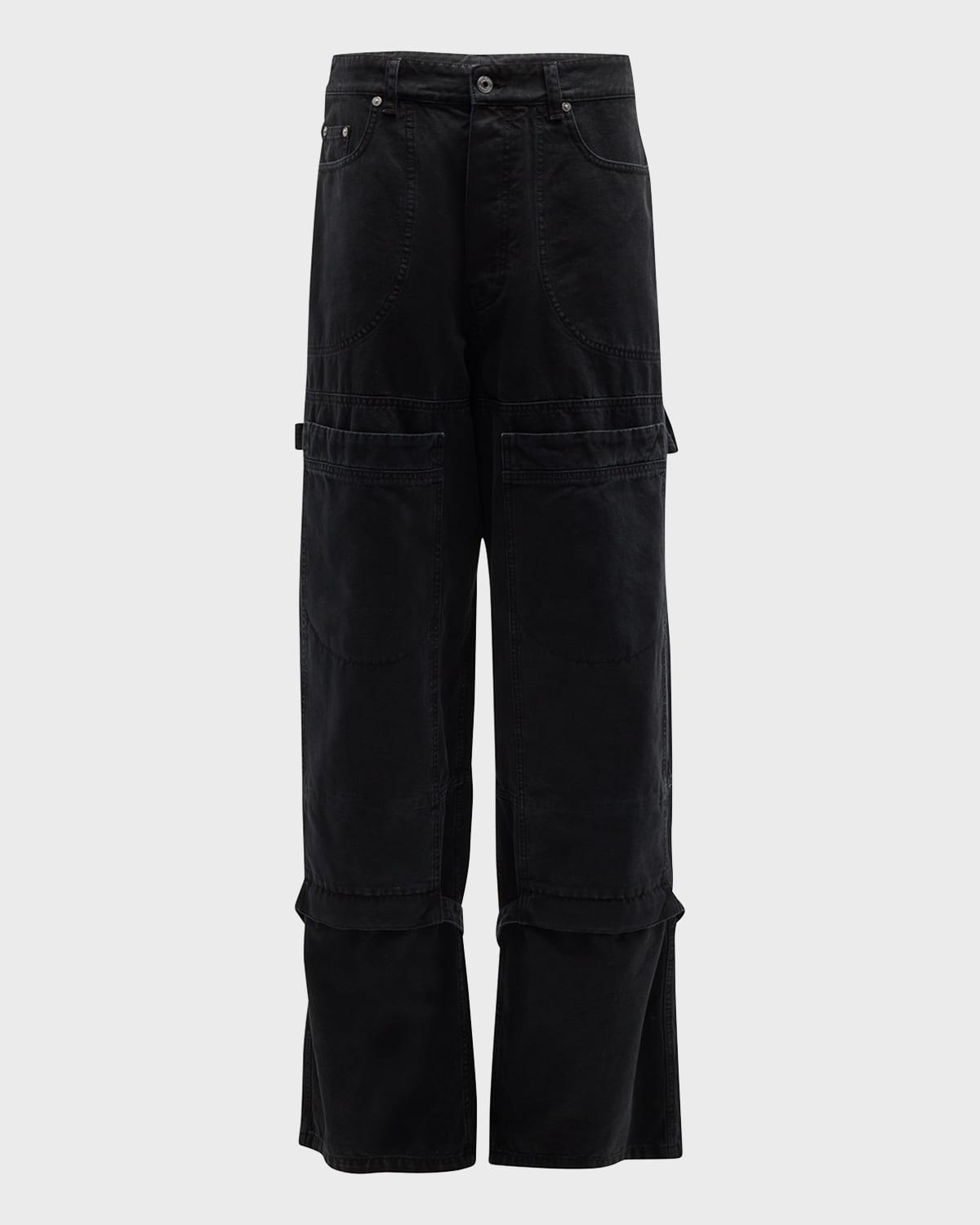 Men's Baggy Canvas Carpenter Pants