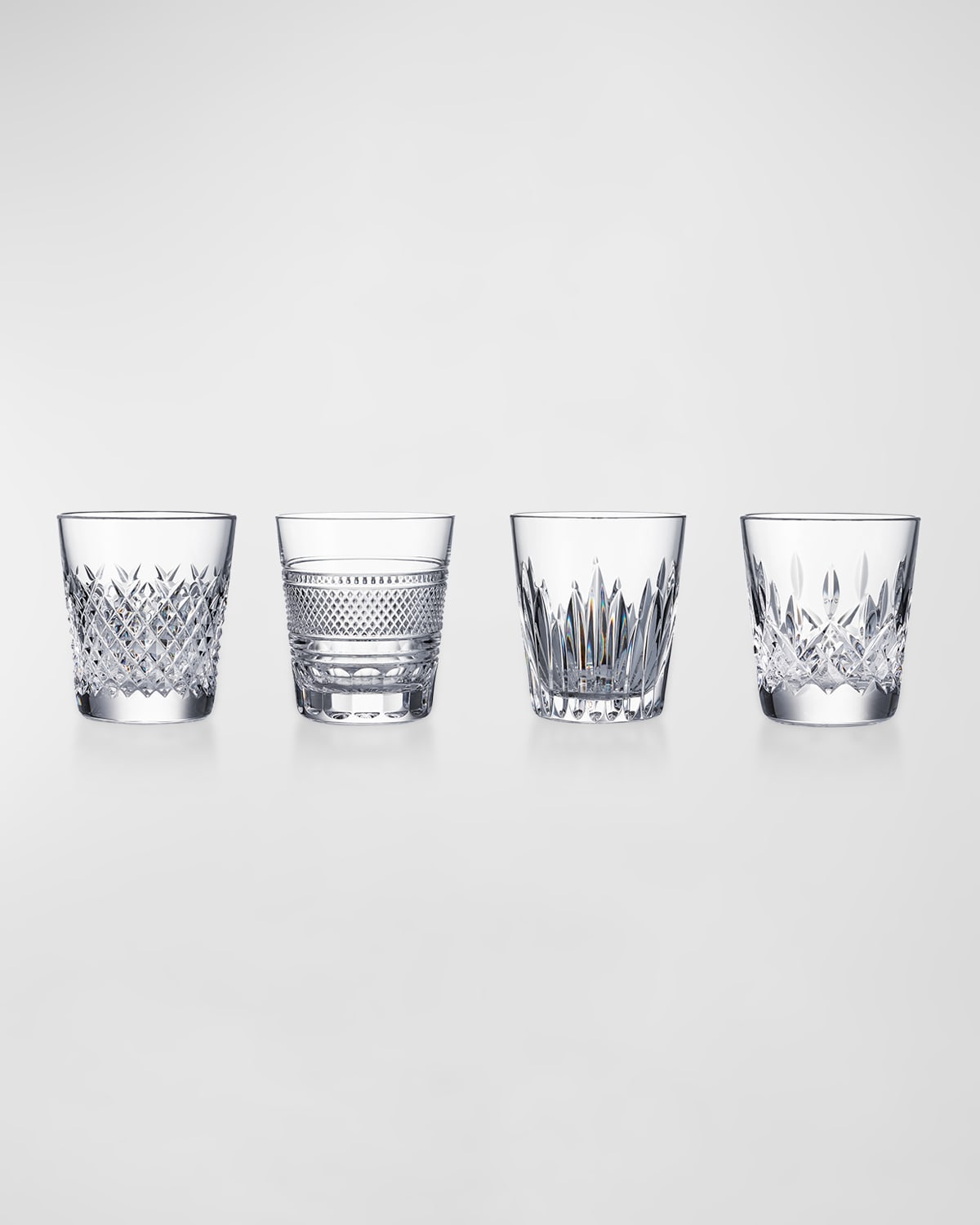 Waterford Crystal Heritage Mastercraft Mixed Tumblers, Set Of 4 In Transparent