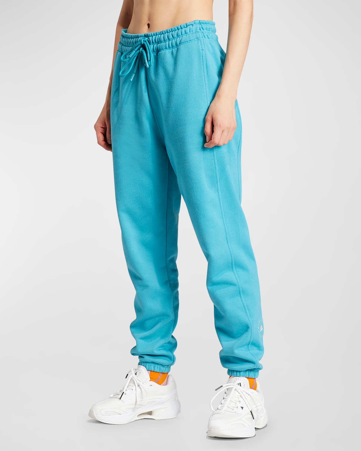 Adidas By Stella Mccartney Sportswear Double Drawstring Sweatpants In Blubay