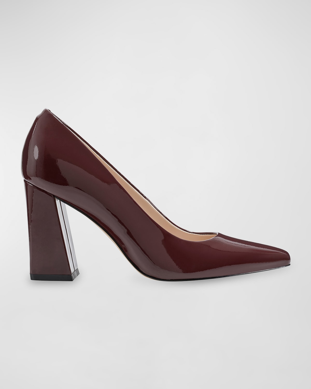 MARC FISHER LTD YALINA SUEDE BLOCK-HEEL PUMPS