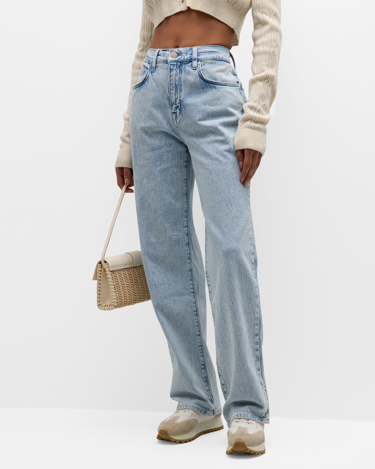 TRIARCHY MS. KEATON HIGH RISE BAGGY JEANS